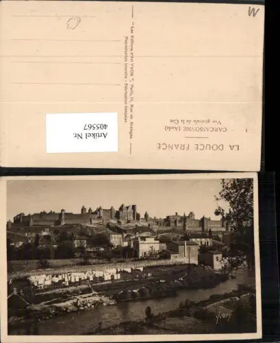 405567,Languedoc-Roussillon Aude Carcassonne Vue generale de la Cite Totale