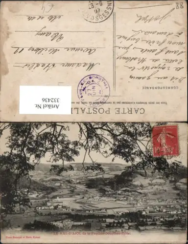 332436,Lothringen Vosges Le Val-d'Ajol de la Feuillee-Dorothee-Hotel Totale