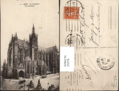 333578,Lothringen Moselle Metz La Cathedrale Kirche
