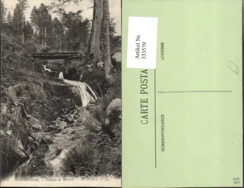 333579,Lothringen Vosges Gerardmer Cascade de Merelle Le Torrent Wasserfall