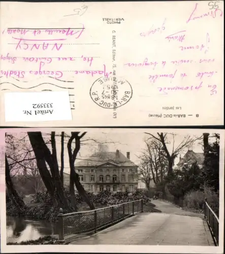 333592,Lothringen Meuse Bar-le-Duc Les Jardins Brücke Gebäude