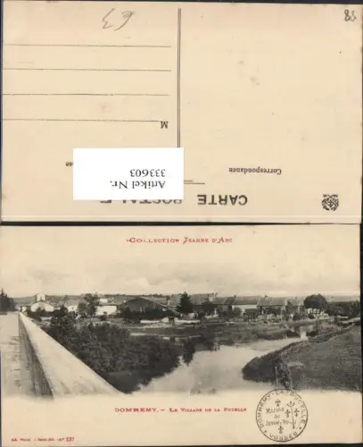 333603,Lothringen Vosges Domremy Le Village de la Pucelle Teilansicht