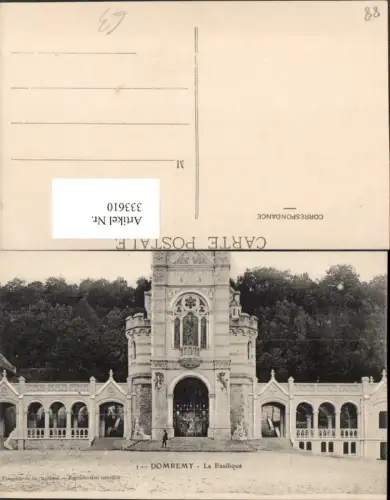 333610,Lothringen Vosges Domremy La Basilique Kirche