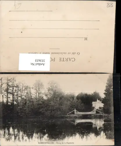 333635,Lothringen Vosges Rambervillers Etang de la Papeterie Teich