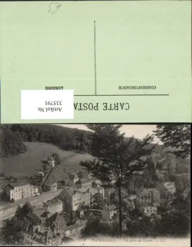 335791,Lothringen Vosges Plombieres-les-Bains Vue prise du Chonot Teilansicht