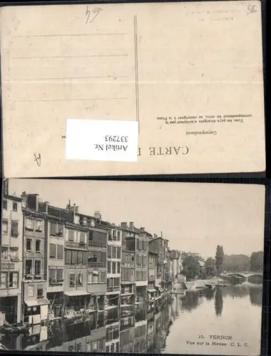 337293,Lothringen Meuse Verdun Vue sur la Meuse