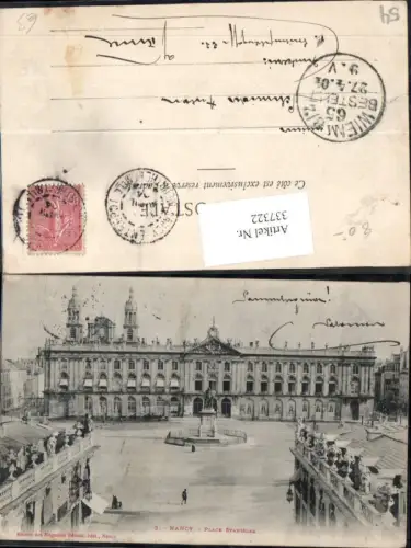 337322,Lothringen Meurthe-et-Moselle Nancy Place Stanislas