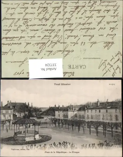 337324,Lothringen Meurthe-et-Moselle Toul Place de la Republique Le Kiosque Pavillon