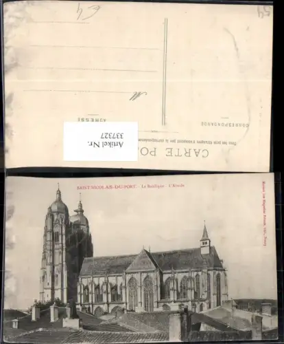 337327,Lothringen Meurthe-et-Moselle Saint-Nicolas-du-Port La Basilique L Abside Kirche