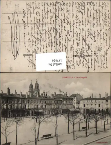 357924,Lothringen Meurthe-et-Moselle Luneville Place Leopold Platz