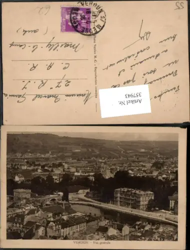 357943,Lothringen Meuse Verdun Vue generale Totale