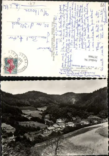 357966,Lothringen Vosges Lusse Trois Maisons Vue generale Totale