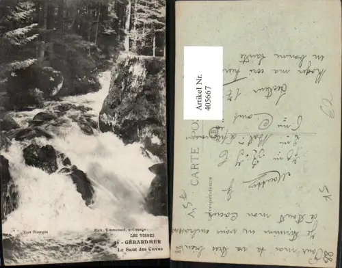 405667,Lothringen Gerardmer Le Saut des Cuves Wildbach