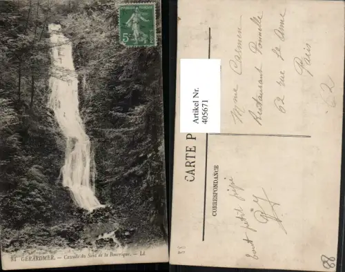 405671,Lothringen Gerardmer Cascade du Saut de la Bourrique Wasserfall