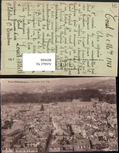 405686,Lothringen Meurthe-et-Moselle Toul Panorama de la Ville Totale