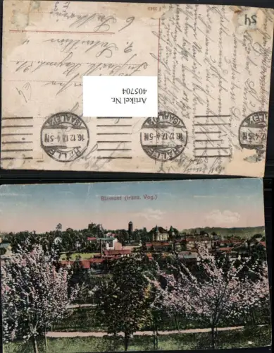 405704,Lothringen Meurthe-et-Moselle Blamont Teilansicht