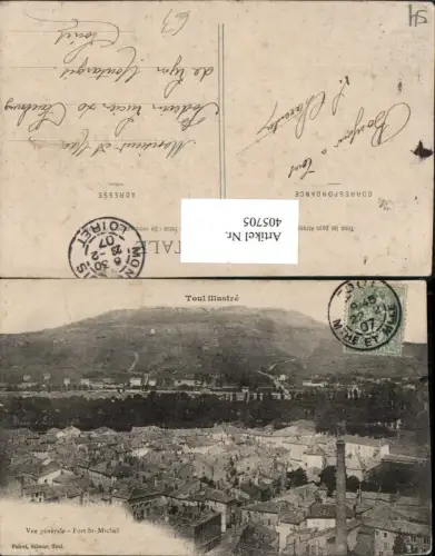 405705,Lothringen Meurthe-et-Moselle Toul Vue generale Fort St-Michel Totale