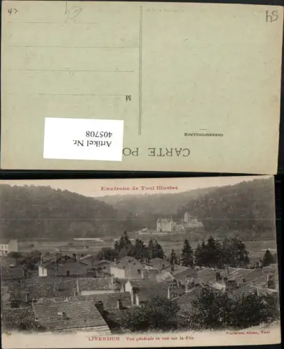 405708,Lothringen Meurthe-et-Moselle Toul Liverdun Vue generale et vue sur la Flie Teilansicht