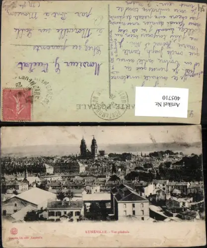 405710,Lothringen Meurthe-et-Moselle Luneville Vue generale Totale