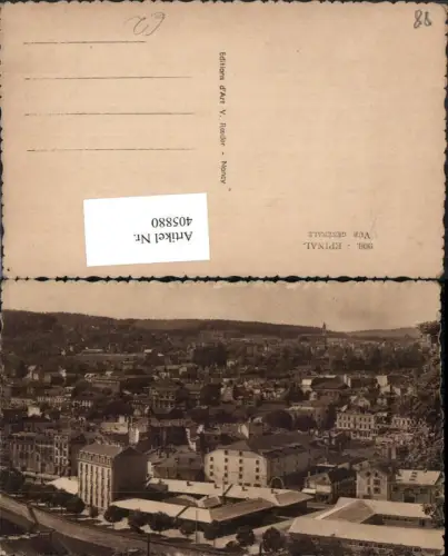 405880,Lothringen Vosges Epinal Vue Generale Totale