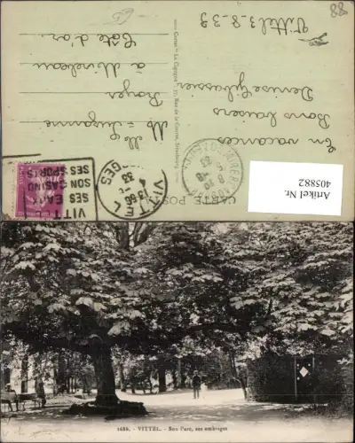 405882,Lothringen Vosges Vittel Son Parc ses ombrages Park