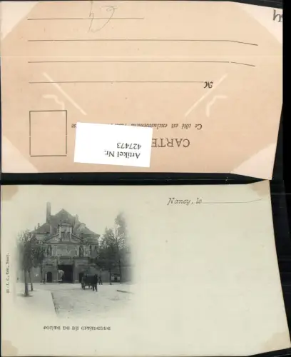 427473,Lothringen Meurthe-et-Moselle Nancy Porte de la Citadelle Tor
