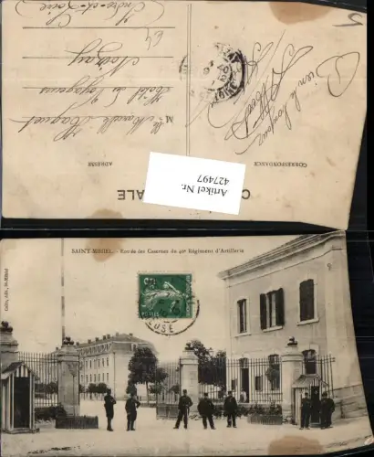 427497,Lothringen Meuse Saint-Mihiel Entree des Casernes 40 Regiment Artillerie Kaserne