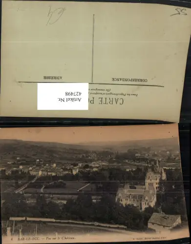 427498,Lothringen Meuse Bar-le-Duc Vue sur le Chateau Teilansicht Schloss