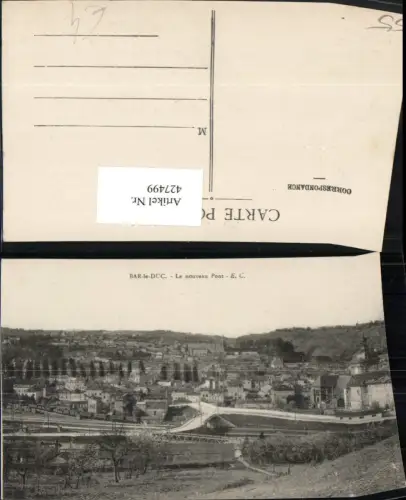 427499,Lothringen Meuse Bar-le-Duc Le nouveau Pont Totale