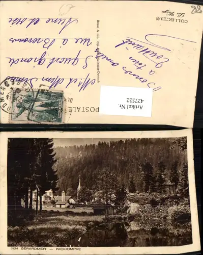 427522,Lothringen Vosges Gerardmer Kichompre Teilansicht