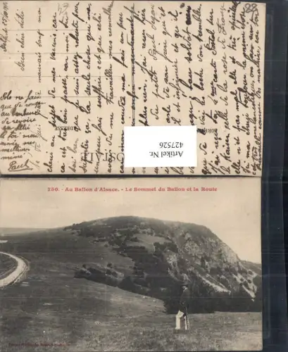 427526,Lothringen Vosges Le Sommet du Ballon et la Route Landschaft