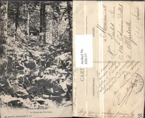 458137,Lothringen Vosges Gerardmer Gorge des Roitelets Wald