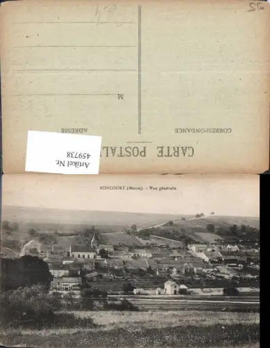 459738,Lothringen Meuse Boncourt Vue generale