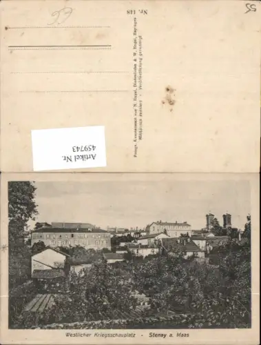 459743,Lothringen Meuse Stenay a Maas Westlicher Kriegsschauplatz