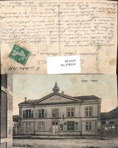 459749,Lothringen Meuse Vignot Mairie Rathaus