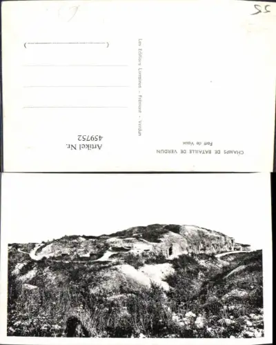 459752,Lothringen Meuse Champs de Bataille de Verdun Fort de Vaux Festung Stellung