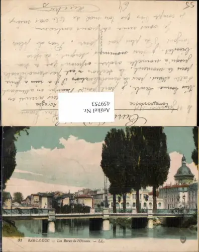 459753,Lothringen Meuse Bar-le-Duc Les Bords de l Ornain Brücke