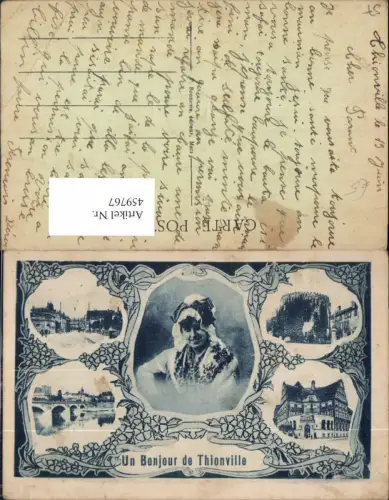 459767,Lothringen Moselle Un Bonjour de Thionville Frau Portrait