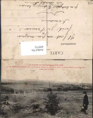 459772,Lothringen Meurthe-de-Moselle La Bataille de Rozelieures Gräber Friedhof