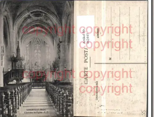 462445,Lothringen Meuse Longeville Eglise Kirche Interieur