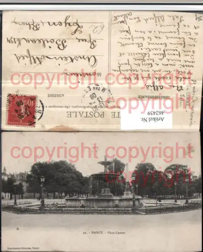 462459,Lothringen Meurthe-et-Moselle Nancy Place Carnot Brunnen