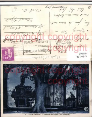 462460,Lothringen Meurthe-et-Moselle Nancy Fontaine Neptune Brunnen