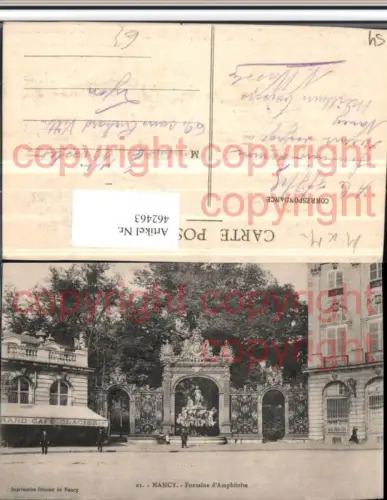 462463,Lothringen Meurthe-et-Moselle Nancy Fontaine Amphitrite Brunnen