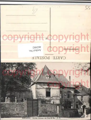 462482,Lothringen Meuse Bar-le-Duc Chateau des Ducs de Bar Schloss