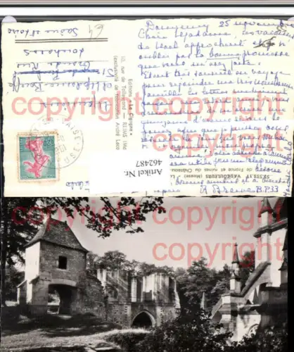 462487,Lothringen Meuse Vaucouleurs Porte de France et ruines du Chateau Ruine