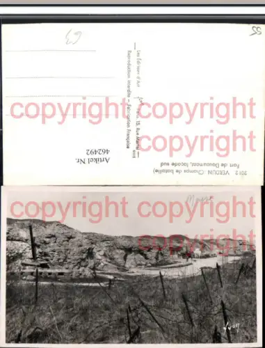 462492,Lothringen Meuse Verdun Fort Douaumont Festung