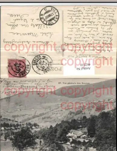 462510,Lothringen Vosges Bussang Vue generale des Sources Landschaft