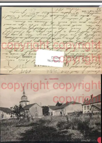 462512,Lothringen Vosges Remomeix Teilansicht Kirche