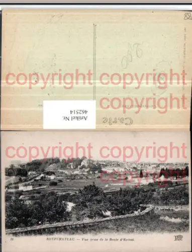 462514,Lothringen Vosges Neufchateau Vue prise de la Route Epinal Totale