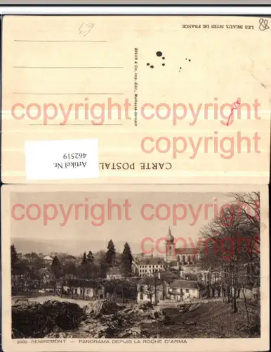 462519,Lothringen Vosges Remiremont Panorama depuis la Roche Arma